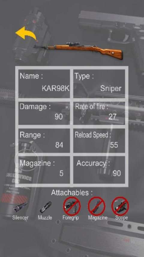 Guide Free Fire Weapons screenshot 3