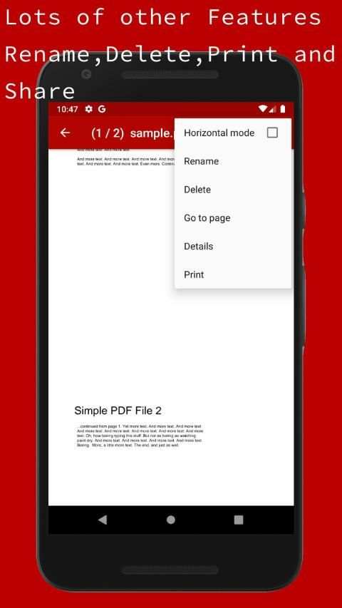 kmPDF- PDF Reader, Viewer स्क्रीनशॉट 3