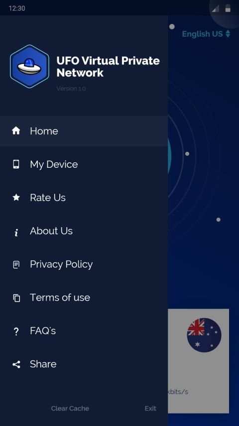 UFO - VPN स्क्रीनशॉट 1