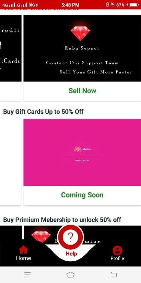 Ruby Cash - Sell Gift Cards , Shopping & Rewards screenshot 8