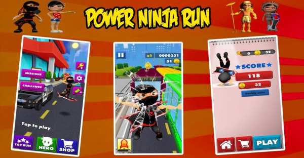 Power Ninja Run: Superboy and Friends screenshot 4