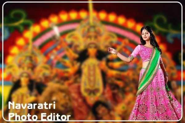 Navratri Photo Editor frame screenshot 1