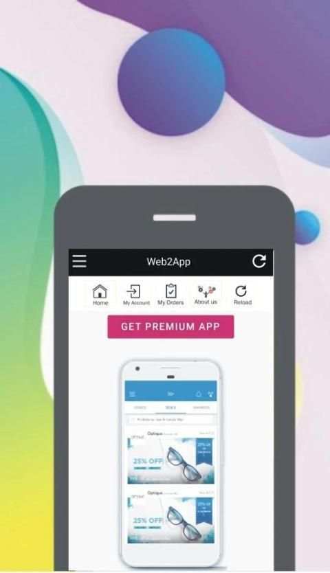 Website to Mobile app - Web to app Web2app स्क्रीनशॉट 7