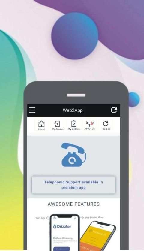 Website to Mobile app - Web to app Web2app स्क्रीनशॉट 3