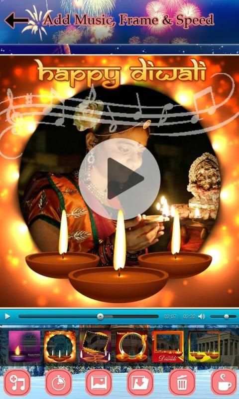 Diwali Video Maker with Music screenshot 3