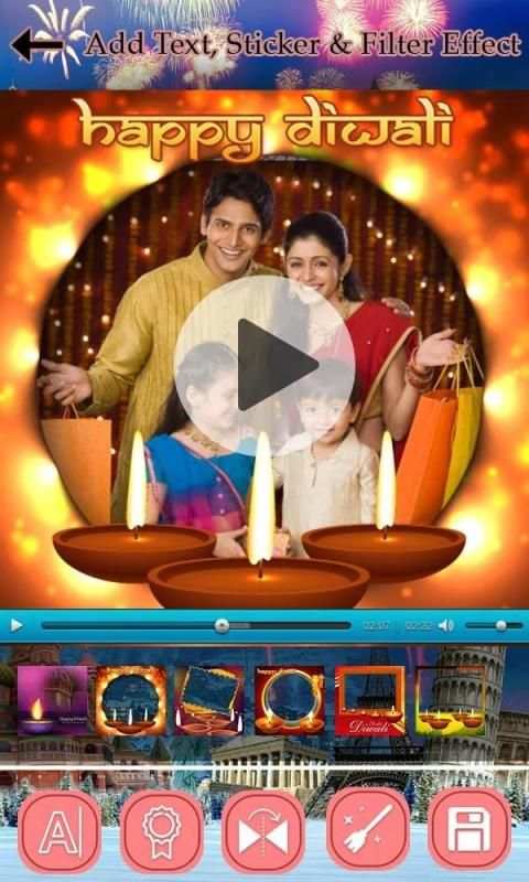 Diwali Video Maker with Music screenshot 2