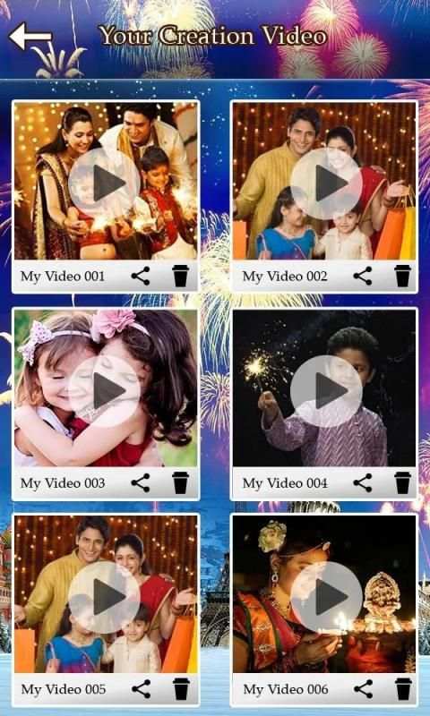 Diwali Video Maker with Music screenshot 1