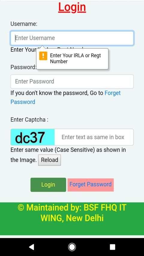 bsf pay slip lite स्क्रीनशॉट 3
