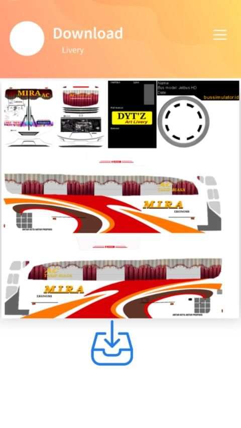 Livery Bus Mira SHD screenshot 4
