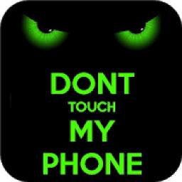 Green Dont Touch My Phone Theme