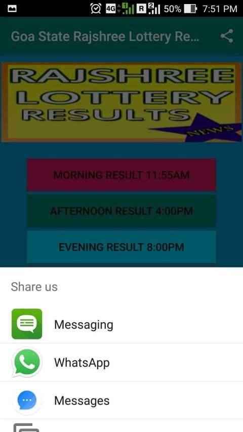 Goa State Rajshree Lottery Result & News App screenshot 5