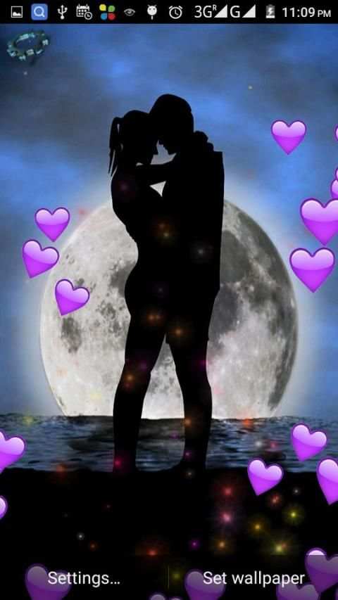 Couple Love Live Wallpaper स्क्रीनशॉट 5
