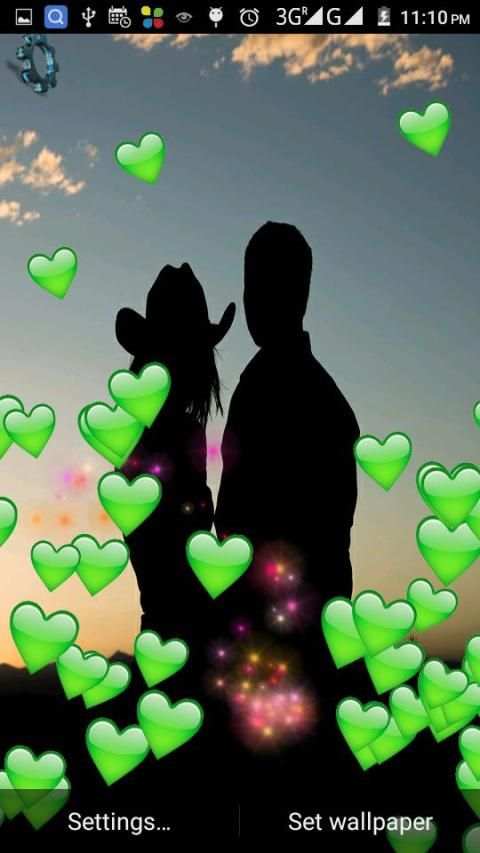 Couple Love Live Wallpaper स्क्रीनशॉट 2