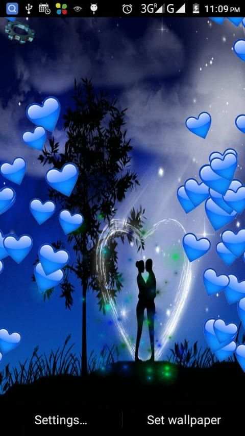 Couple Love Live Wallpaper स्क्रीनशॉट 6