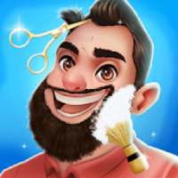Barber shop Beard shave and Hair Stylist logo
