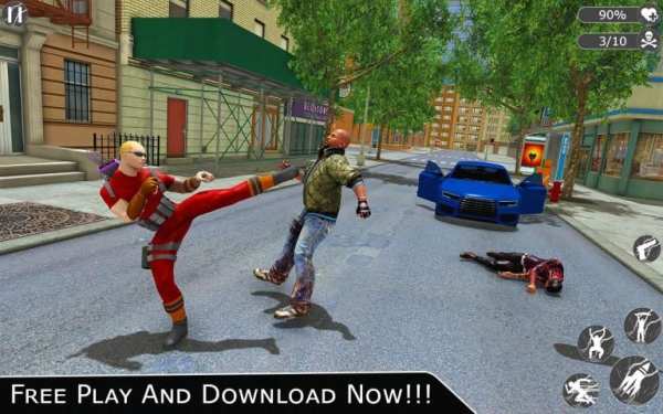 Flying Ninja Super Hero - Rescue Survival Game 3D screenshot 6
