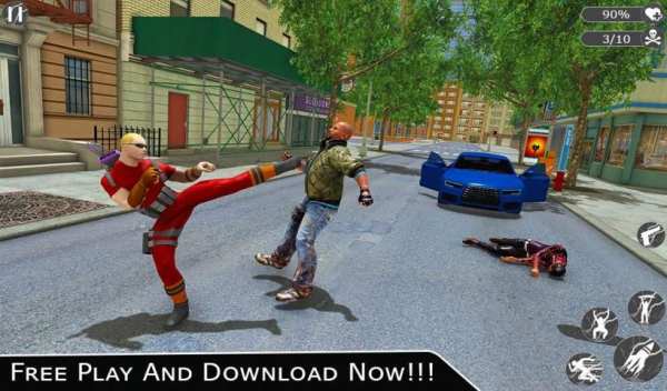 Flying Ninja Super Hero - Rescue Survival Game 3D screenshot 2