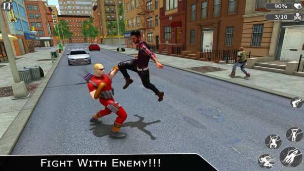 Flying Ninja Super Hero - Rescue Survival Game 3D screenshot 11