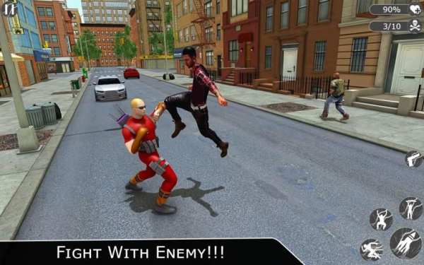 Flying Ninja Super Hero - Rescue Survival Game 3D screenshot 7