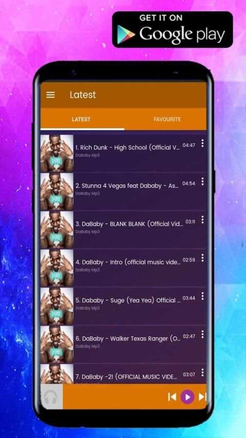 DaBaby Popular Songs Offline Music screenshot 3