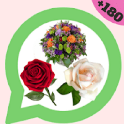 Flowers Stickers for WhatsApp-WAstickerApps आइकन