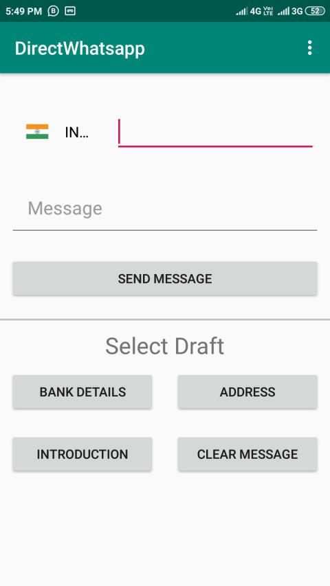 Direct WhatsApp Chat Without Adding Contact Number screenshot 8
