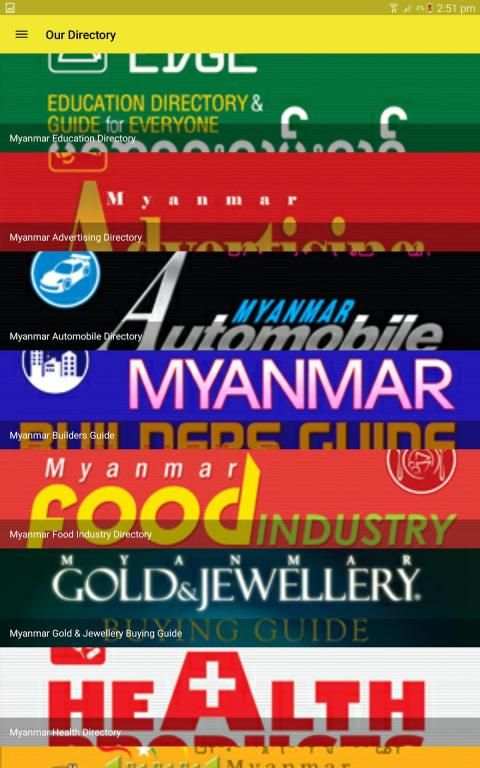 Mandalay Directory screenshot 1