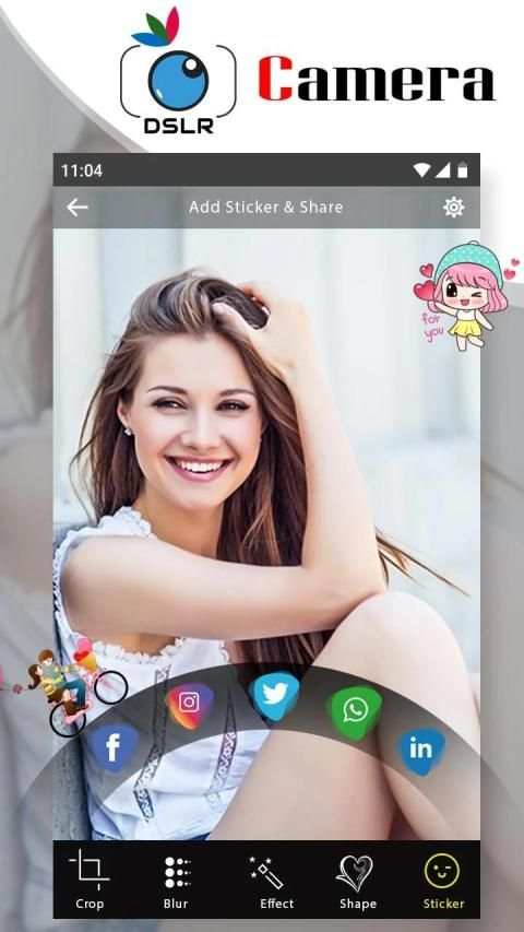 DSLR Camera –Focus Blur Camera screenshot 1