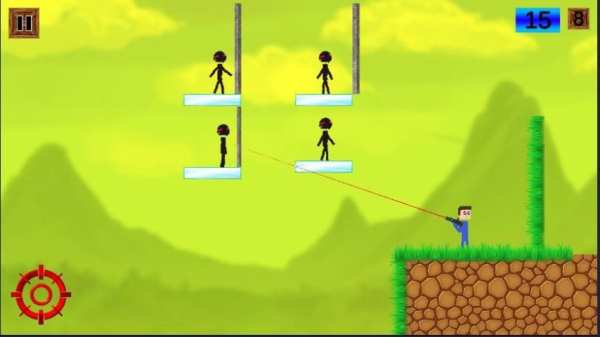 Mr Bullet vs Stickman Zombie screenshot 1