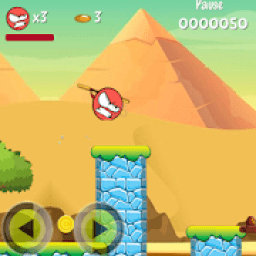 Red Rolling Ball 4 different adventures! आइकन