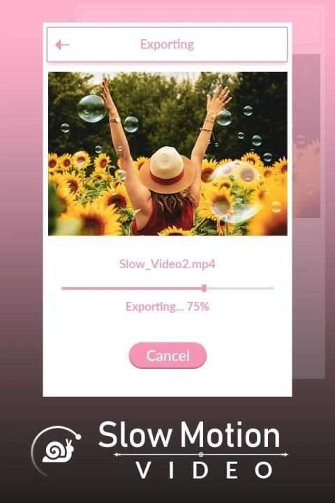 Slow Motion Video Editor : Edit Fast & Slow Motion स्क्रीनशॉट 1