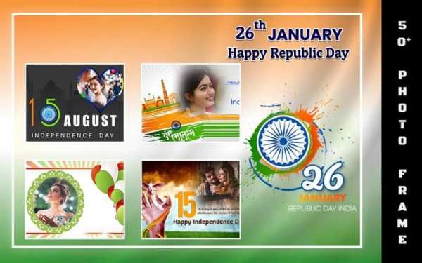 26 January Photo Frame - Republic Day Photo Maker screenshot 1