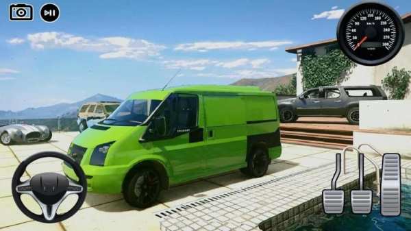 Driving Ford Transit Racing Simulator 2019 screenshot 1
