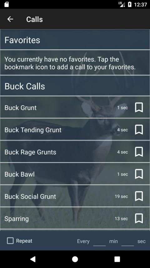 Whitetail Deer Calls screenshot 6