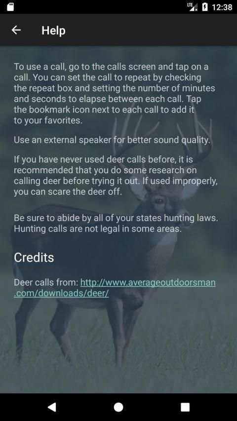 Whitetail Deer Calls screenshot 3