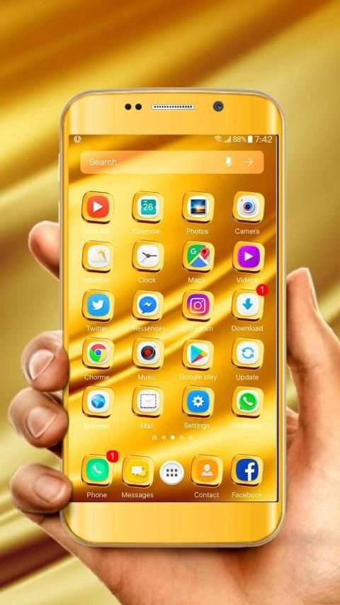 Galaxy launcher theme &wallpaper screenshot 3