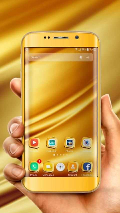 Galaxy launcher theme &wallpaper screenshot 5