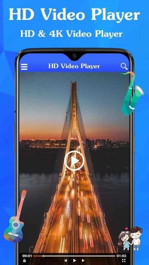 HD Video Player, Video Player All Format Supported screenshot 1