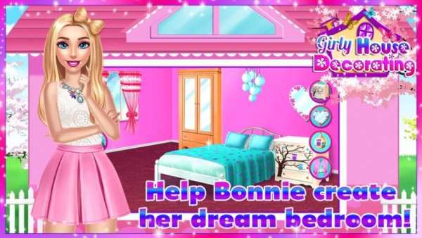* Girly House Decorating Game 1 تصوير الشاشة