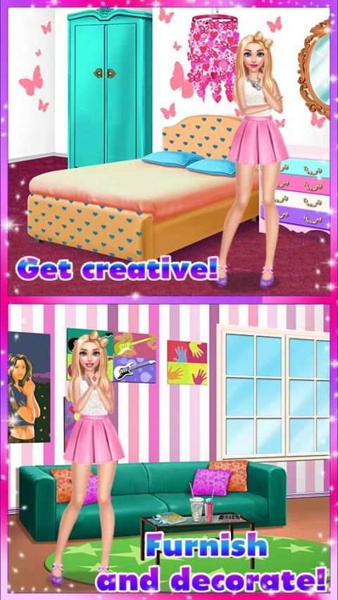 * Girly House Decorating Game 4 تصوير الشاشة