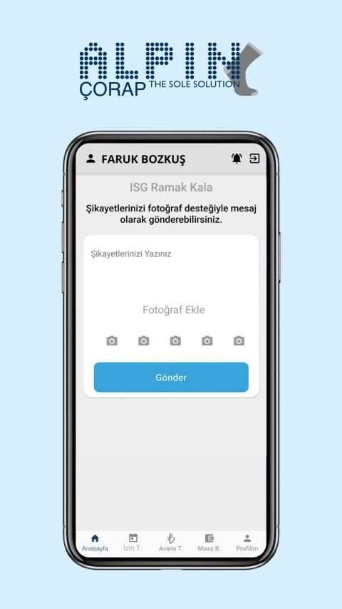 MOBİLALP İK UYGULAMASI 3 تصوير الشاشة
