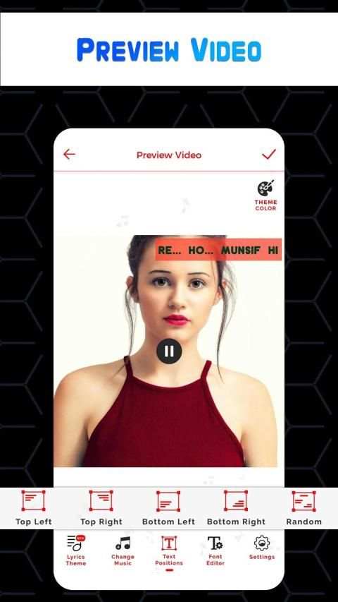 Photo Video Maker With Lyrics - Video Maker स्क्रीनशॉट 2