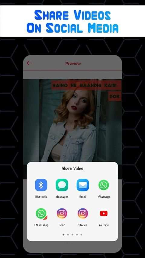 Photo Video Maker With Lyrics - Video Maker स्क्रीनशॉट 1