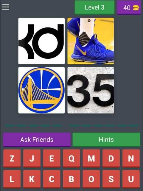 4 Pics 1 NBA Player: Basketball Players Quiz 2019 स्क्रीनशॉट 9