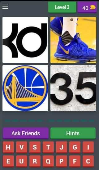 4 Pics 1 NBA Player: Basketball Players Quiz 2019 स्क्रीनशॉट 15