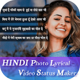 Hindi Photo Lyrical Video Maker icon