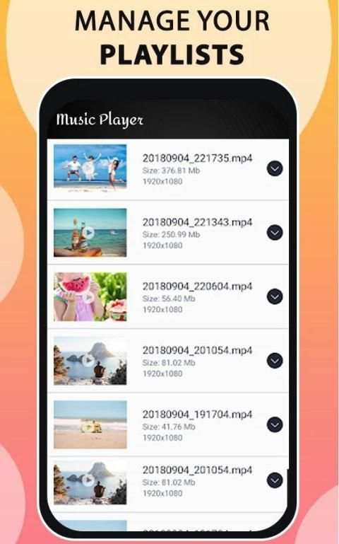 Media Player - Audio Video Player with VR Player स्क्रीनशॉट 4