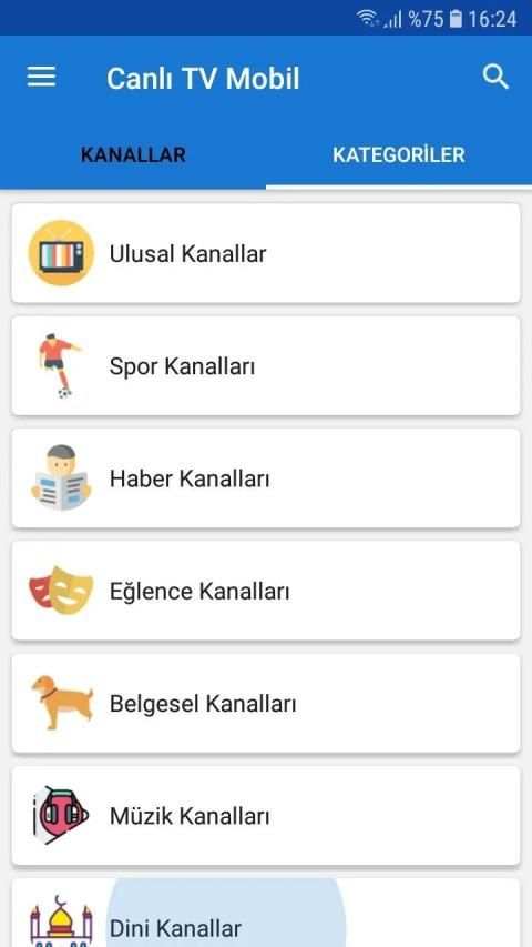 Canlı Tv Mobil स्क्रीनशॉट 3