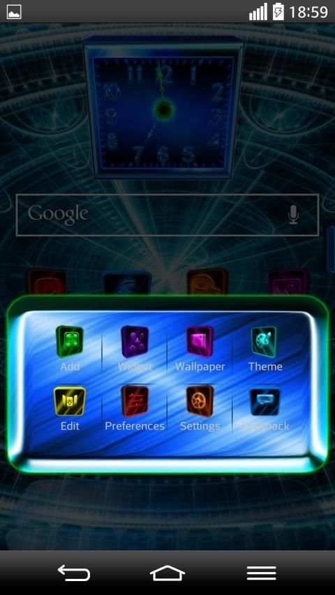 Next Launcher 3D Theme NewTech screenshot 4