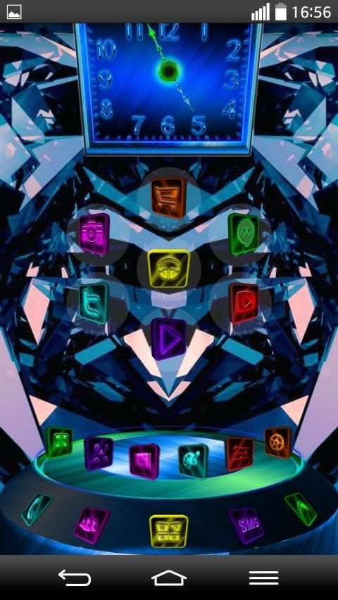 Next Launcher 3D Theme NewTech screenshot 1